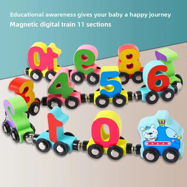 Tren de Números Magnético