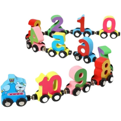 Tren de Números Magnético