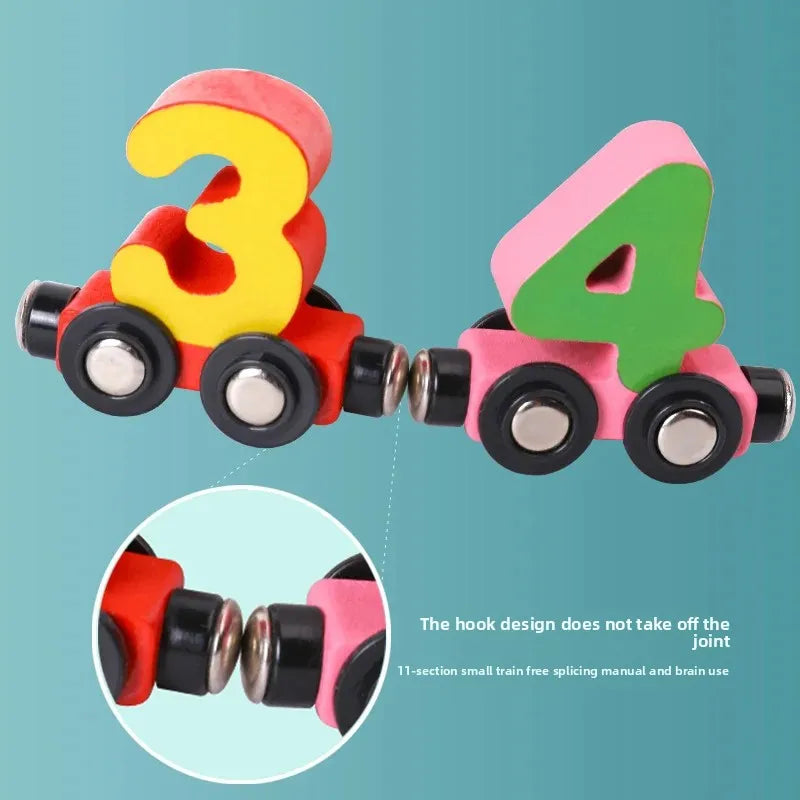 Tren de Números Magnético