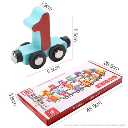 Tren de Números Magnético